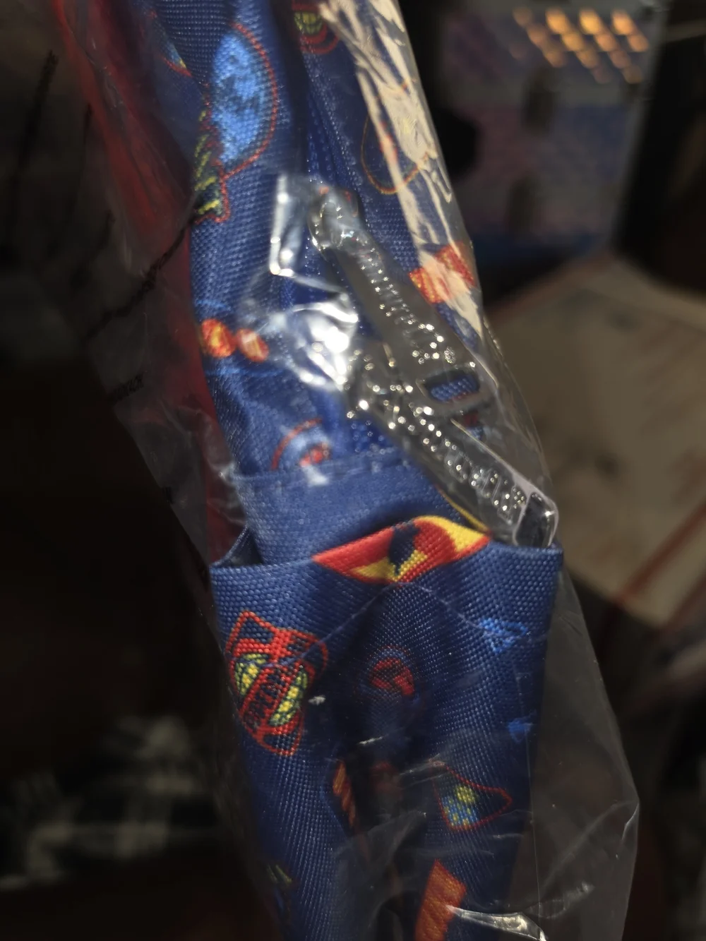 Looungefly DC Comics Superman Nylon Full-Size Backpack NWT
